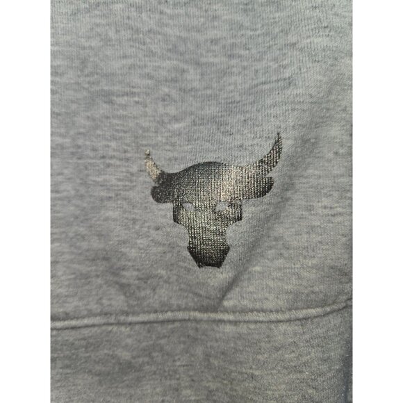 Under Armour Women's Project Rock Allday Hustle Hoodie XS Gray Oversized - Picture 6 of 8